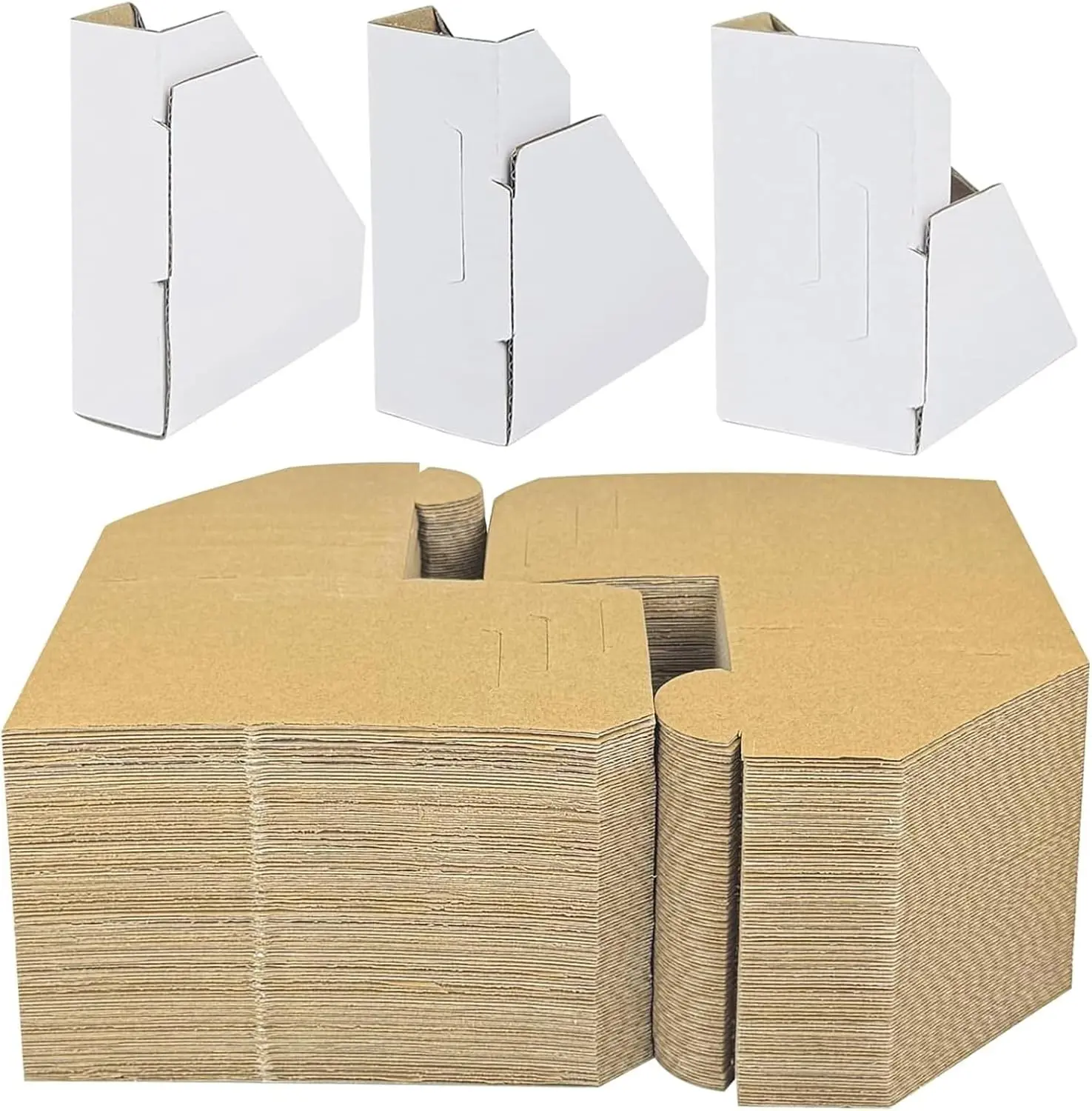 Painting Cardboard Corner Protectors for Artwork Picture Frame | 100 Pack Adjustable Shipping Corner Protectors for Packing and Moving Painting Artworks, Fold 3 Ways, Fit 1",1.5",2.1" Frames