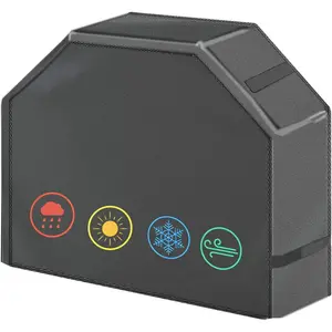 Grill Cover, 58 inch  BBQ Gas Grill Cover, Outdoor Barbecue Grill Cover with Hook and Loop for Char-Broil Nexgrill Weber and  Grills