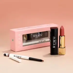 Lipstick & Lip Liner Set – Long-Lasting Matte Lip Kit, High Pigment, Smudge-Proof, Non-Drying Formula | Precision Lip Liner + Creamy Lipstick | Perfect Nude Shade for All Skin Tones.