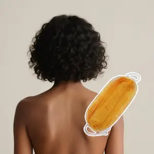 Authentic African Net Sponge – Exfoliating Knotted Scrub Cloth for Back & Body, Daily Shower Washcloth for Deep Cleansing & Body Care