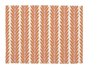 PL9317-Frond Orange by Laura Park Linen Placemat