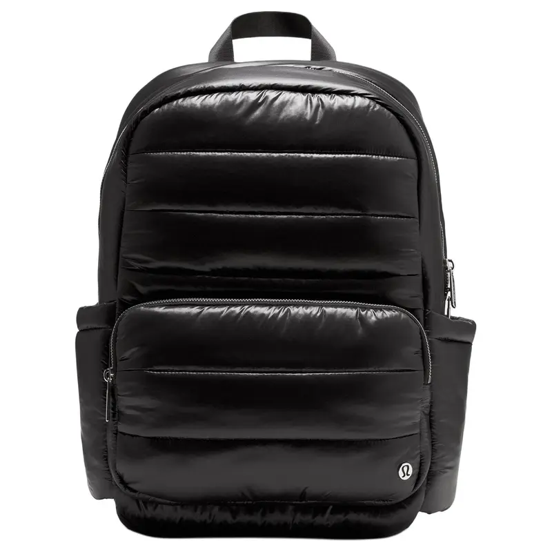 lululemon soulcycle bag LIMITED LULULEMON SoulCycle Reusable Black Bag NEW Large 16"x14" Snap  Button