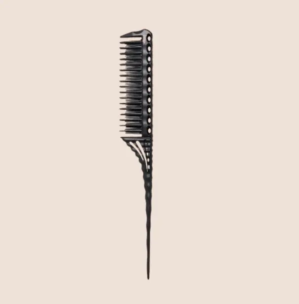 L'ANGE HAIR Carbon Fiber Teasing Comb - Heat-Resistant Pin Tail Comb for Backcombing, Root Lift & Volume L'ANGE HAIR Carbon Fiber Teasing Comb - Heat-Resistant Pin Tail Comb for Backcombing, Root Lift & Volume