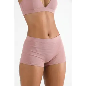 The Bell Pep | Shinesty Red Chambray Modal Boyshort Underwear