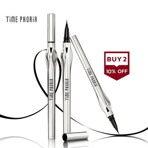 [TIMEPHORIA] Dune Hyper-Precision Fine Tip Superstay Eyeliner Pencil/Stamp (0.5G) - Flawless, Smooth Pigment, Waterproof, Quick-Drying Cosmetic Gel Pencil Eyeliner, Durable Angle Tip Liner for Daily Use