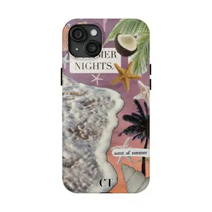 CustomizedTouches Summer Phone Case Collage, Aesthetic Phone Case, Ocean Island Beach Phone Case, iPhone 15 14 13 12 11 Pro Max 8 Plus X, Samsung Galaxy S22 Accessories Protection