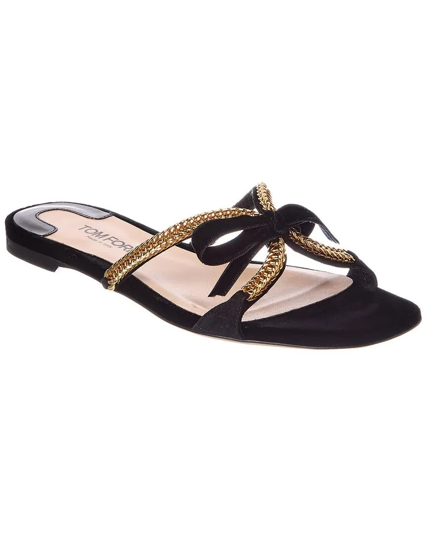 Tom Ford Velvet Sandal