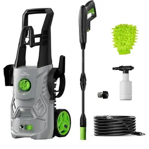 4200PSI Electric Pressure Washer, 2.6GPM Portable Pressure Washer with Hose Reel & Foam Cannon, Ideal for Home, Car & Patio Deep Cleaning tiktokshopspringglowup