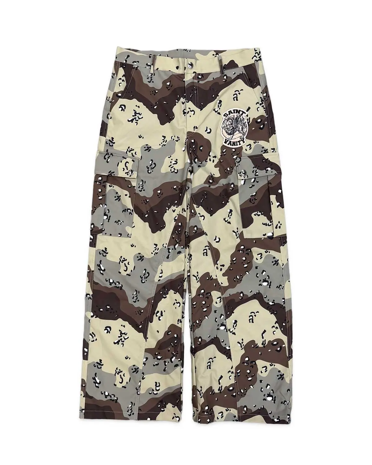 Saint Vanity Nylon Desert Camo Pants Tan