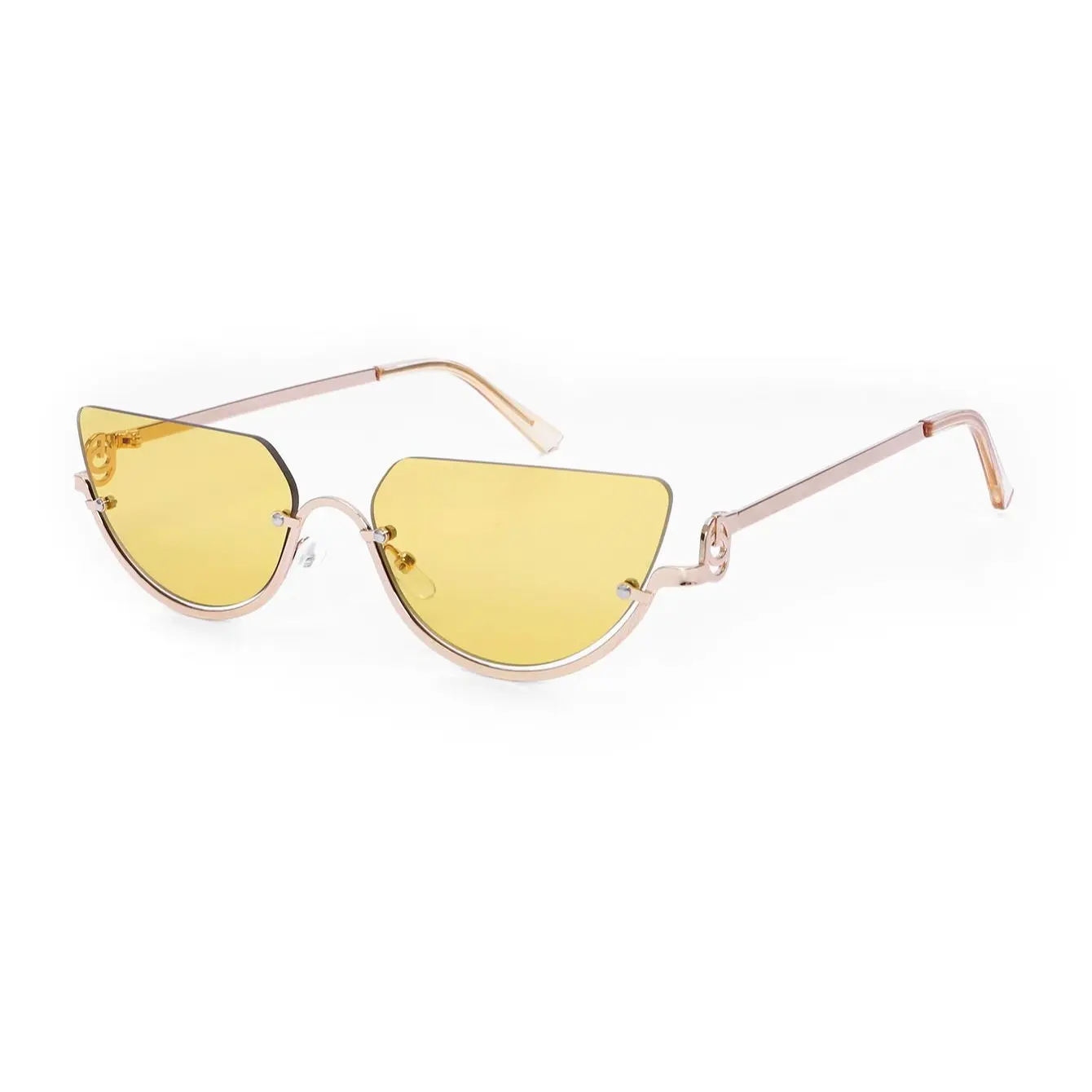 Narrow Retro Cat Eye Sunglasses UV400 Protection Driving Small Chic Trendy Womens Narrow Rectangle Chic Plastic Cat Eye Sunglasses All  main image 3
