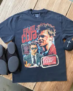 [Sale Up To 50%] Fight Club Heavyweight Black T-Shirt