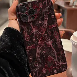 Gothic Horror Style Blood Hand and Eye Pattern Tpu Anti-Drop Durable Protective Shockproof Phone Case Cover Casing for Smartphone Accessories with Protection for iPhone 6/7/8/x/XS/XR/XS Max/11/12/13/14/15/16/17 Pro Max