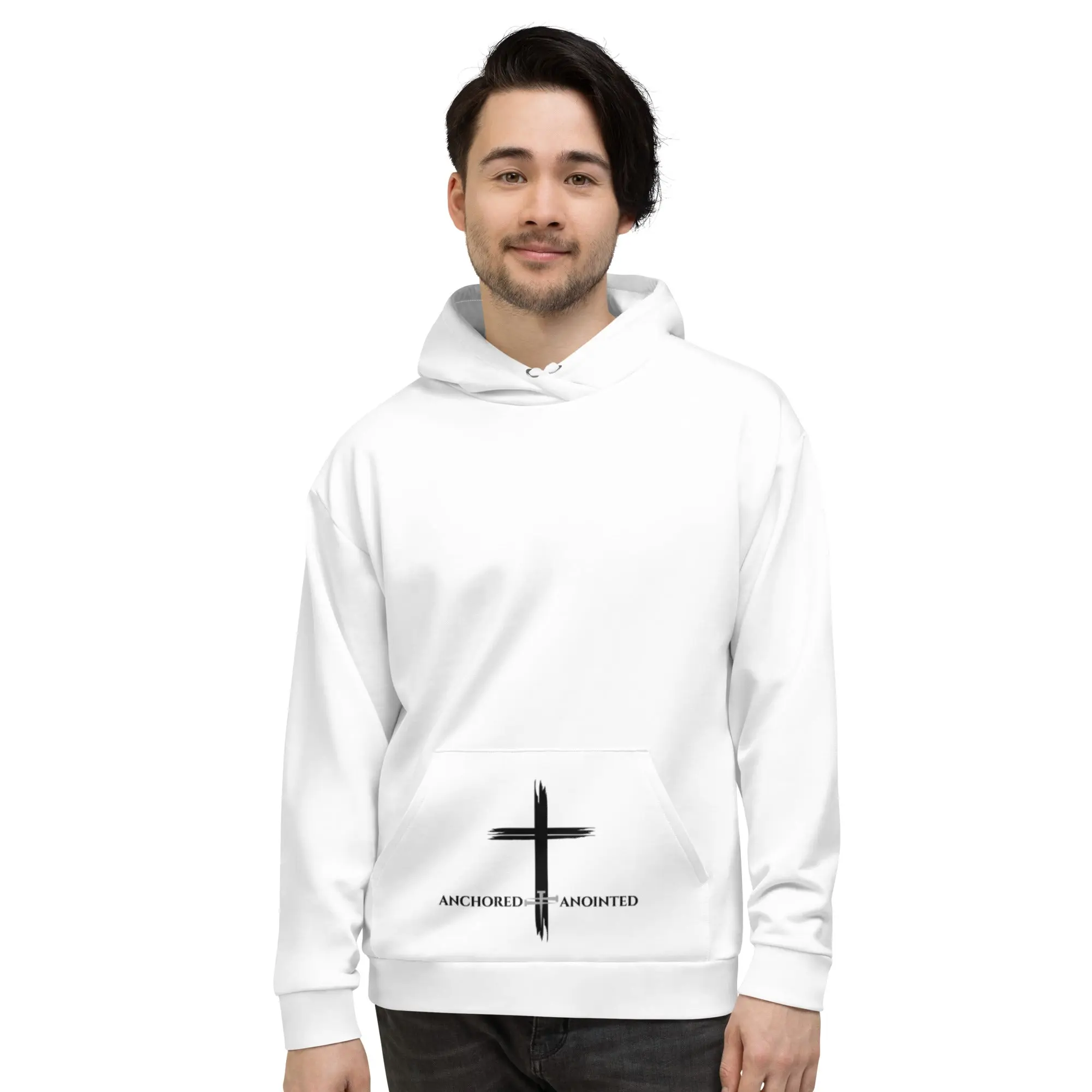 Anchored and Anointed Pocket Hoodie (Unisex)
