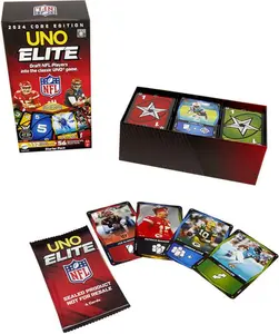 UNO: Elite NFL 2024 Core Edition Starter Pack  [COLLECTIBLES] Card Game, Table Top Game