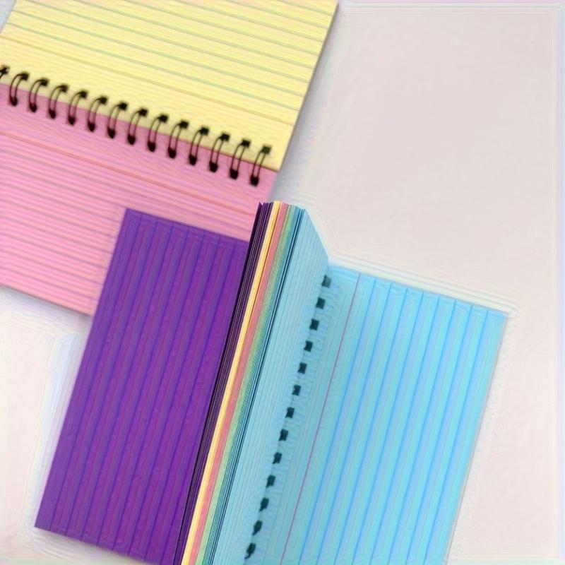 Aesthetically Stunning Small Colorful Spiral Notebook Must Have Portable for Students in Vibrant Pastel Shades