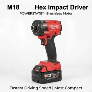 Milwaukee FID3 300Nm Impact  High Speed m electric driver car truck repair power tool 4-mode drive control chrome sockets and nut-busting torque 18