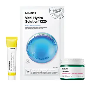 K-Skincare  Set Moisturizing Redness Reducing 3-Piece Korean Skincare Routine | Sensitive Skin | Dermatologist Tested