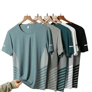 Running T-shirt Men Quick Dry Short Sleeve Breathable