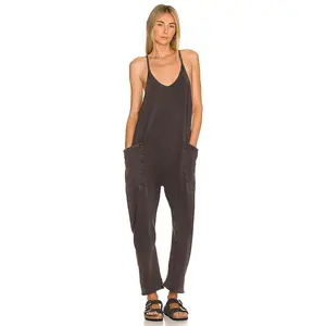 Free People x FP Movement Hot Shot Onesie in Washed Black
