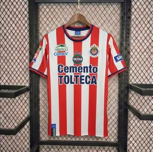 [Hot Jersey] - Chivas Guadalajara 2002-03 Home Soccer Jersey - Full Print Logo