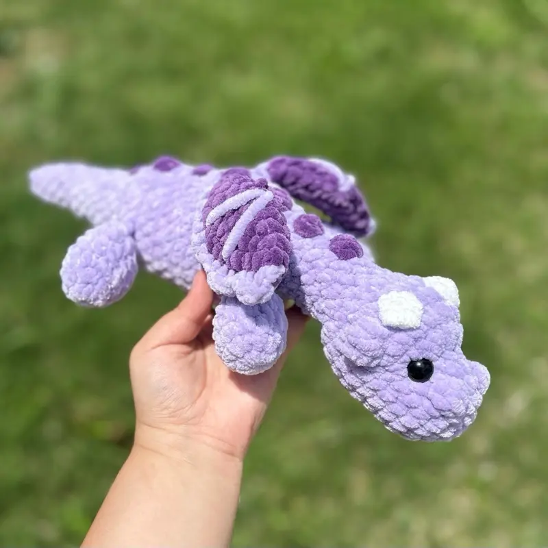 Crochet dragon