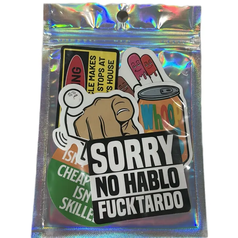 Funny Hard Hat Decal Stickers Kit - 6-Pack - Easy Application - Versatile Use - Add Humor to Work & Project Sites, Decal Sticker