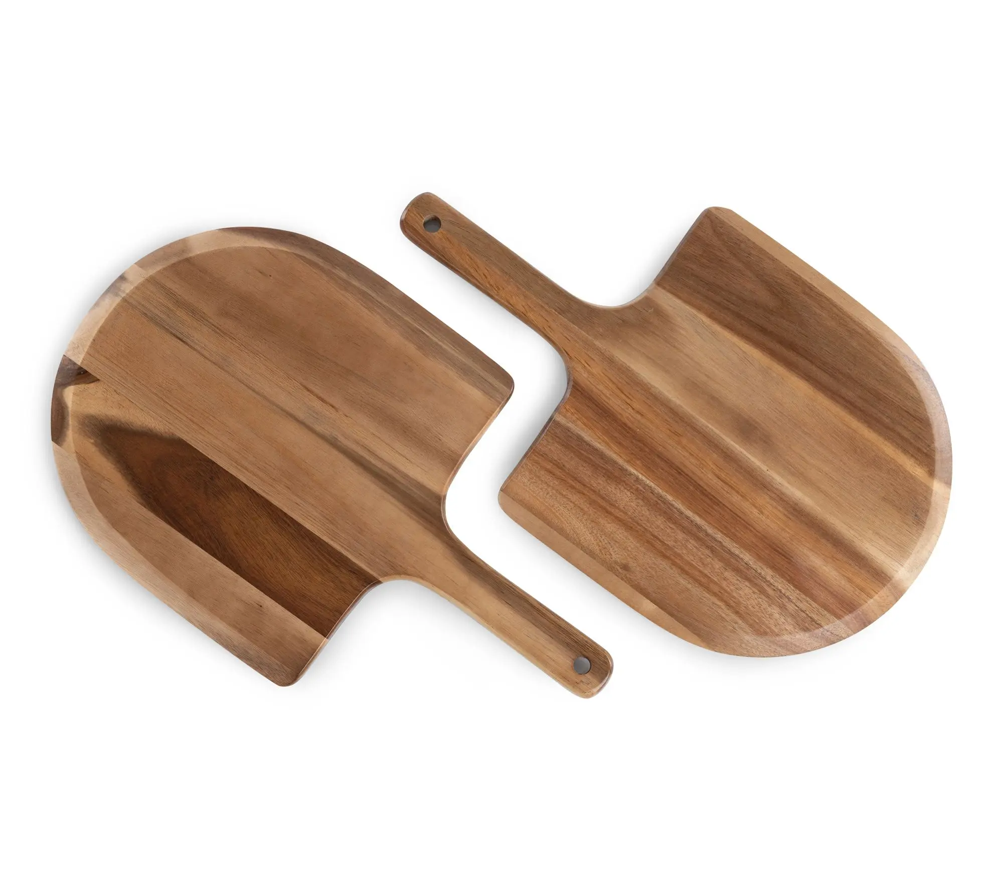 Toscana 2 Personal Sized Pizza Peel Paddle Serving Boards