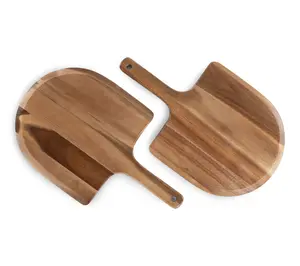 Toscana 2 Personal Sized Pizza Peel Paddle Serving Boards