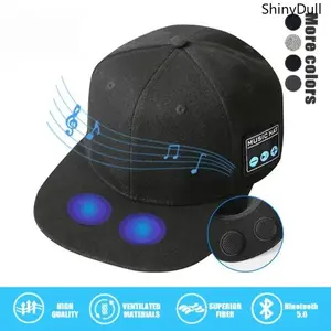 Fashion Trend Comfortable Music Hat with Bluetooth 5.0 HD Sound Technology Adjustable Bluetooth Compatible Hat Wireless Smart Speaker Sports Cap for Commuting Sports Outdoor Sports Hat for Men & Women All Seasons Perfect Gift