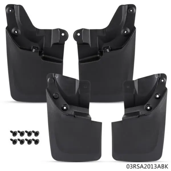 Front Rear Splash Guards Car Mud Flaps Easy Install Fit For 16-18 Toyota Tacoma G-PLUS