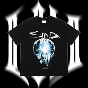 [MusicStyle] Outside Post Grunge Graphic T-Shirt, Alternative Rock Skull Lyric Tee, 2000s Vintage Music Shirt, Grunge Aesthetic Hoodie, Oversized Washed Streetwear Tee for Rock Fans