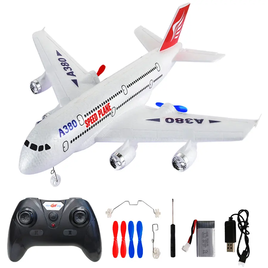 Airplane, Airbus A380 Metal Model Airplane with Plastic Parts, Diecast Plane Toy for Kids Ages 3+, Collectible Aircraft Model for Boys Girls, Birthday Party Favor, Travel Play, Desk Display, Educational Aviation Gift