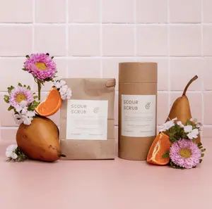 Scour Scrub - Perfect for Tubs, Tiles, Sinks, and More - Clean Mint Scent