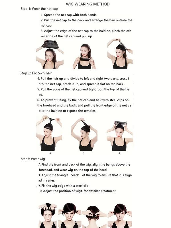 4-Inch Short Wave Wig Human Hair in Natural, Full Machine-Made Design, No Daily Maintenance Required, Unisex Comfortable Style, Rose Net Cap