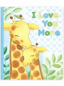 Illustrated Art-Themed "I Love You More" Board Book, Engaging Early Learning Reads for Bonding with Child, Bond With Child