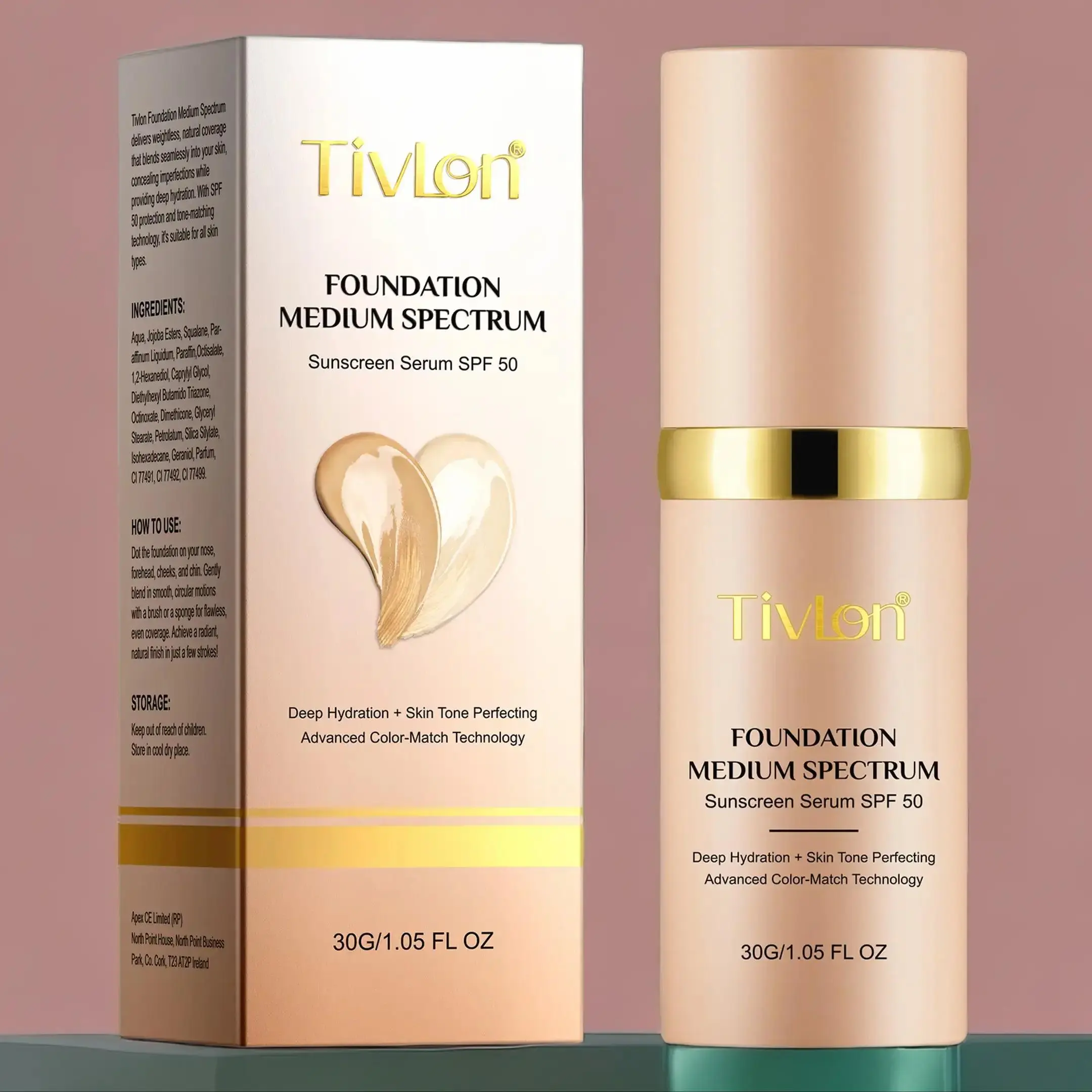 Color Changing Liquid Foundation, Long Lasting Moisturizing Flawless Foundation, Lightweight Formula Foundation, Moisture, Makeup Cream, Suitable for Dry Skin, Hydrating Cosmetic, Glow Makeup Cream, Beauty Cosmetics, Moisturizer, Beauty Products