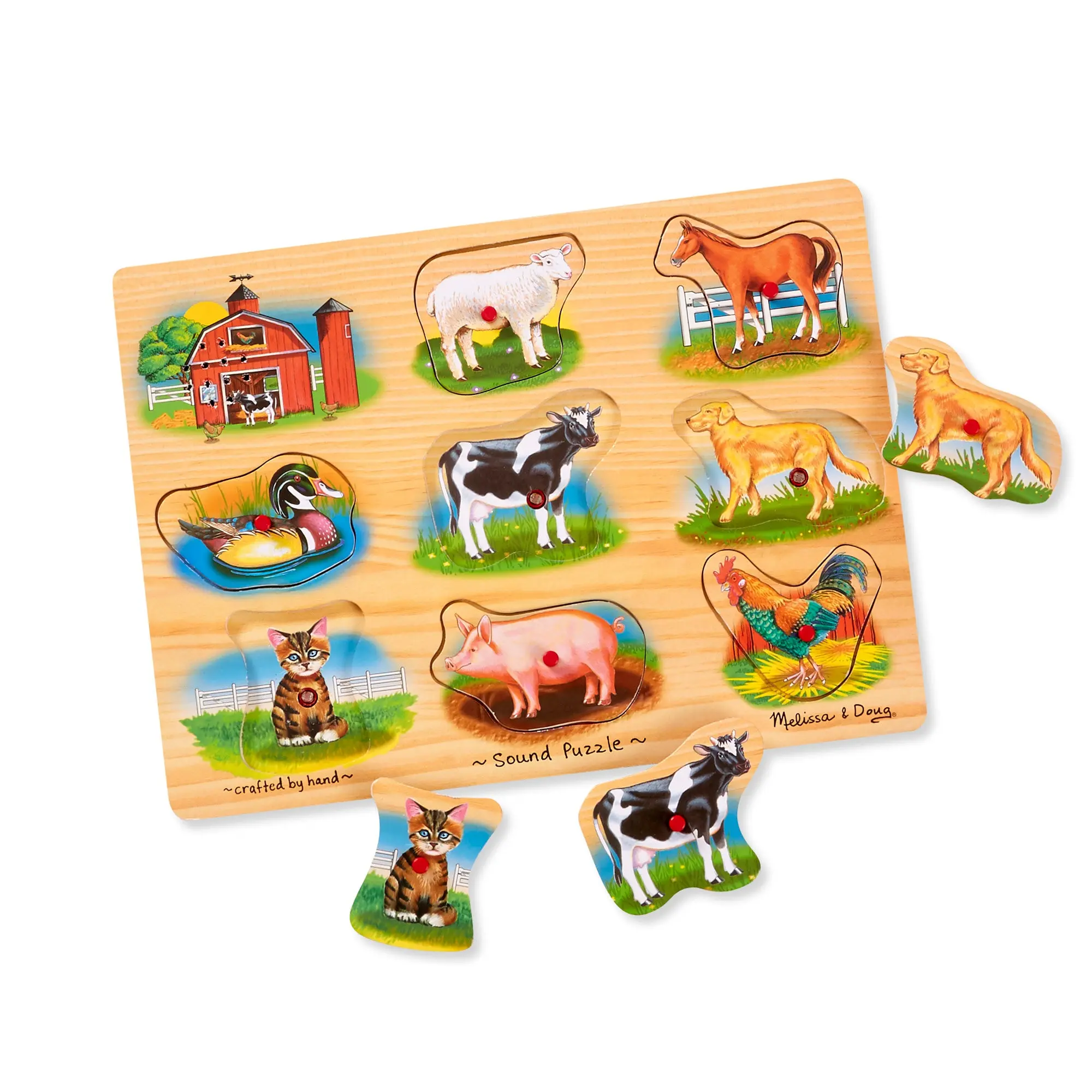 Farm Sound Puzzle - 8 Pieces Farm Sound Puzzle - 8 Pieces