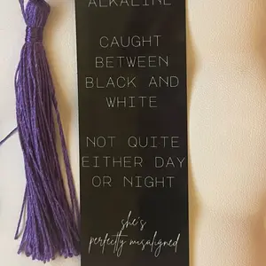 Sleep Token Inspired Metal Bookmark - Alkaline