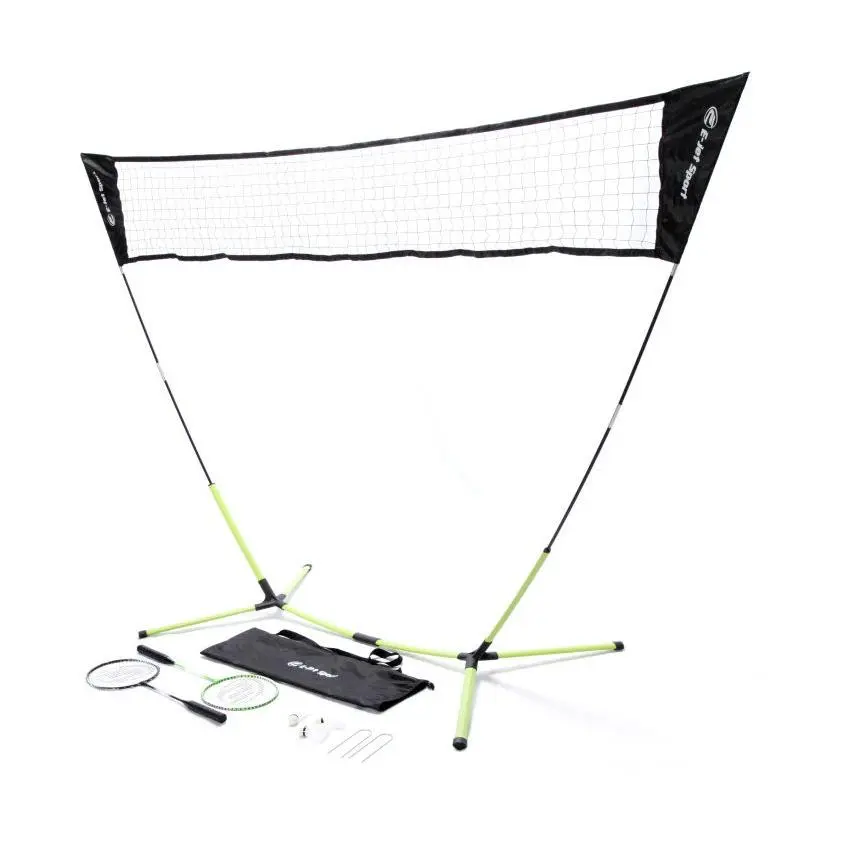 E-Jet Sport Badminton Net Outdoor Game Set with Storage Bag E-Jet Sport Badminton Net Outdoor Game Set with Storage Bag