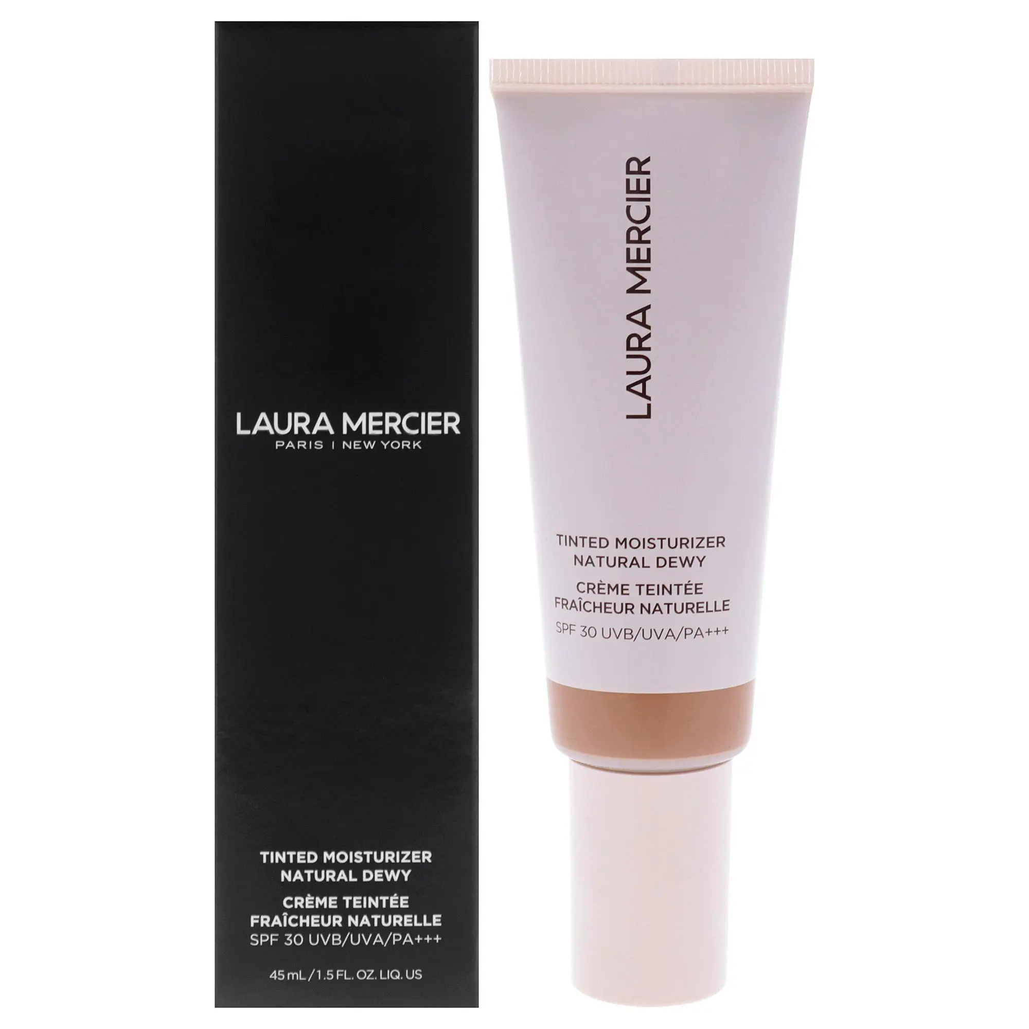 Laura Mercier Daily Tinted Moisturizer - Subtle Tint, Natural Dewy Look, Moisturizing Hydration, SPF 30 Sun Protection - 4W Ochre, 1.5 oz Women's Makeup for Daily Routine & Makeup Use, Daily Makeup Use