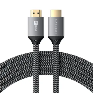 Satechi 8K HDMI 2.1 Cable, Supports 8K @ 60Hz and Ultra High Speed 4K @ 120Hz, 48Gbps, HDMI to HDMI Capable Compatible with iMac, Mac mini, MacBook Air/Pro, Windows, and More (6.6 ft/2m)
