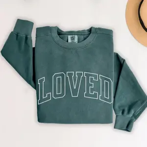 Cozy Valentine's Athletic Sweatshirt Gift for Her - Edgar Diaz LLC