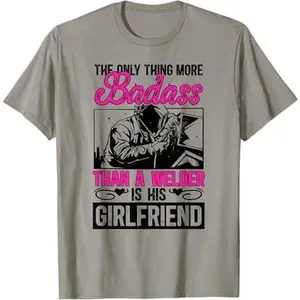 Proud Welding Girlfriend Of A Welder Girlfriend T-Shirt
