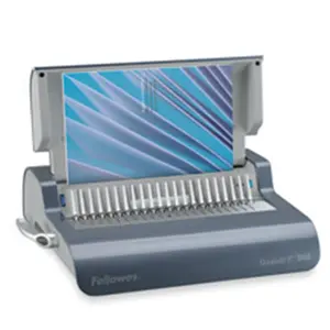Fellowes Mfg. Co.  Electric Comb Binding Machine- 16-.88in.x15-.38in.x5-.13in.- Gray