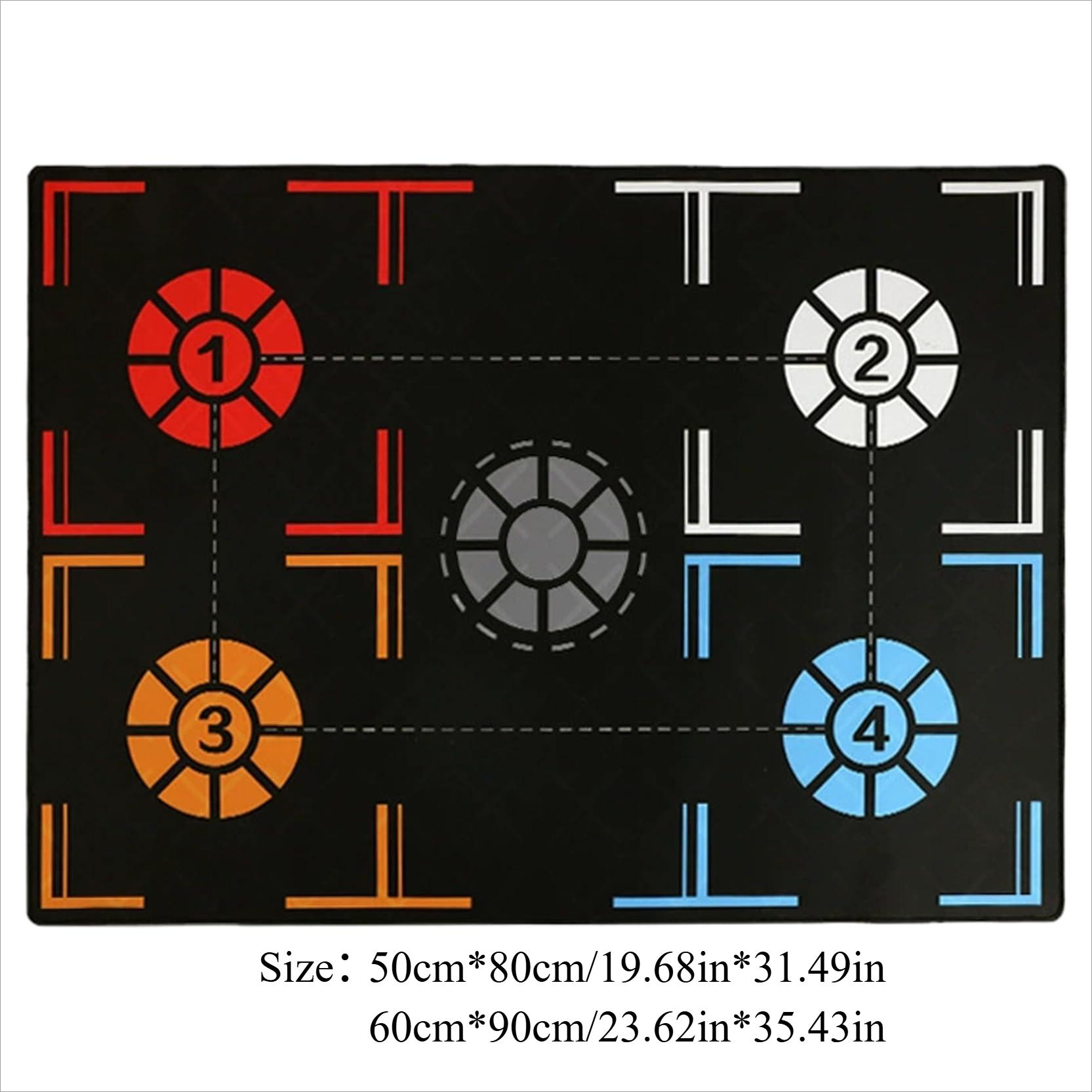 Portable basketball footwork training mat non slip and quiet improves speed and coordination suitable for home and outdoor use