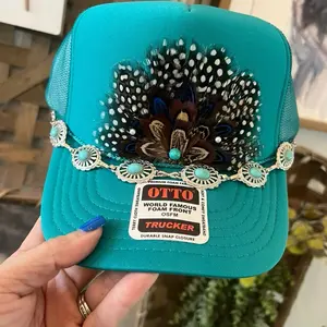 Feathered Trucker Hat