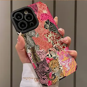 Anti-Shock Ultra-Thin Leopard Print Protective Phone Case Cover for iPhone 17/16/15/14/13/12/11/plus/pro Max, Dustproof and Stylish Gift for Him Her Friends