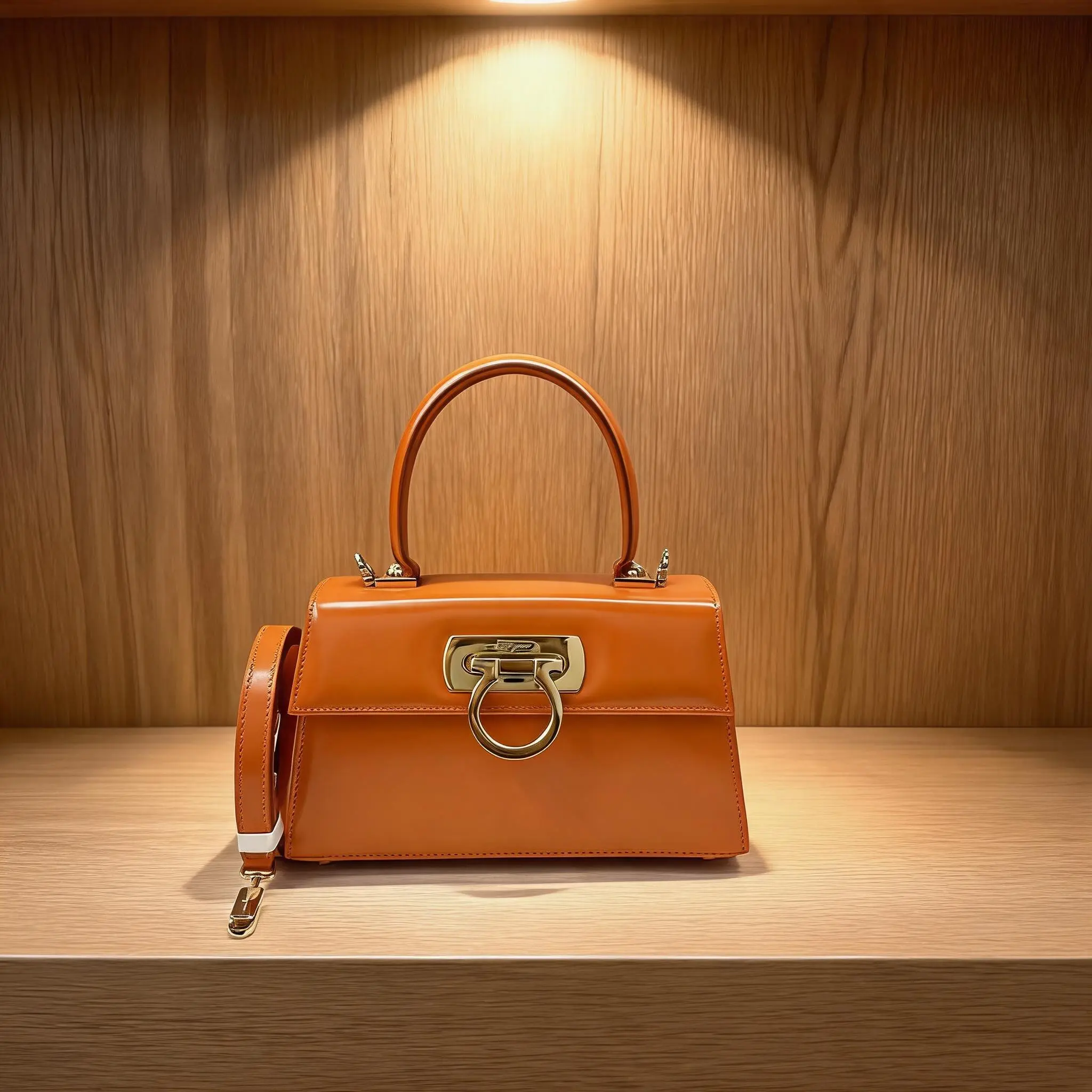 Pre-owned SALVATORE FERRAGAMO Leather Shoulder Bag C0738290418