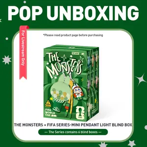 Unboxing-POP MART THE MONSTERS × FIFA SERIES-Mini Pendant Light Blind Box-3.0