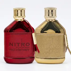 Dumont Nitro Gold & Dumont Nitro Red Intensely For Unisex 3.4 Oz Extrait De Parfum Spray